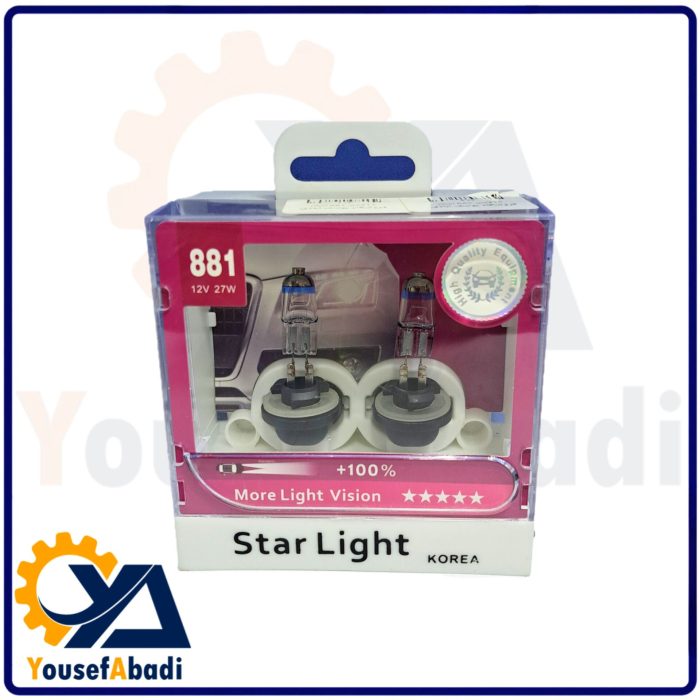 لامپ 881 استار لایت مناسب چراغ مه شکن خودرو – فروش